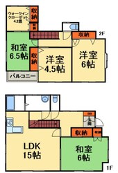 青と憩いのリビエールの物件間取画像